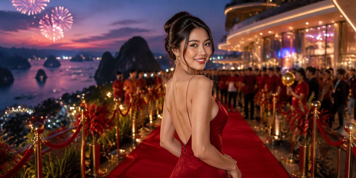 Không khí lễ hội Tết rực rỡ tại vịnh Hạ Long kết hợp trải nghiệm xổ số trực tuyến